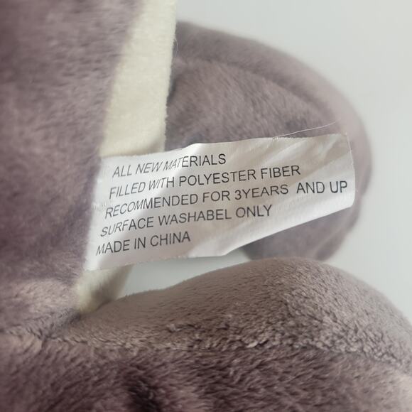 Gray Dinosaur Plush Toy 16" Tall Cute Floppy Stuffed Animal Kids Soft Play - Picture 13 of 15